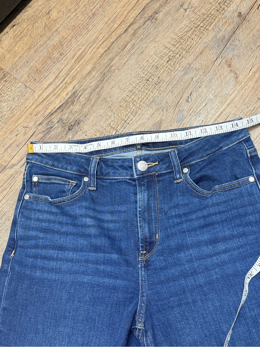 Quince Bella stretch Wide Leg Women's Jeans in Dark midnight Blue size 29 - Picture 6 of 11